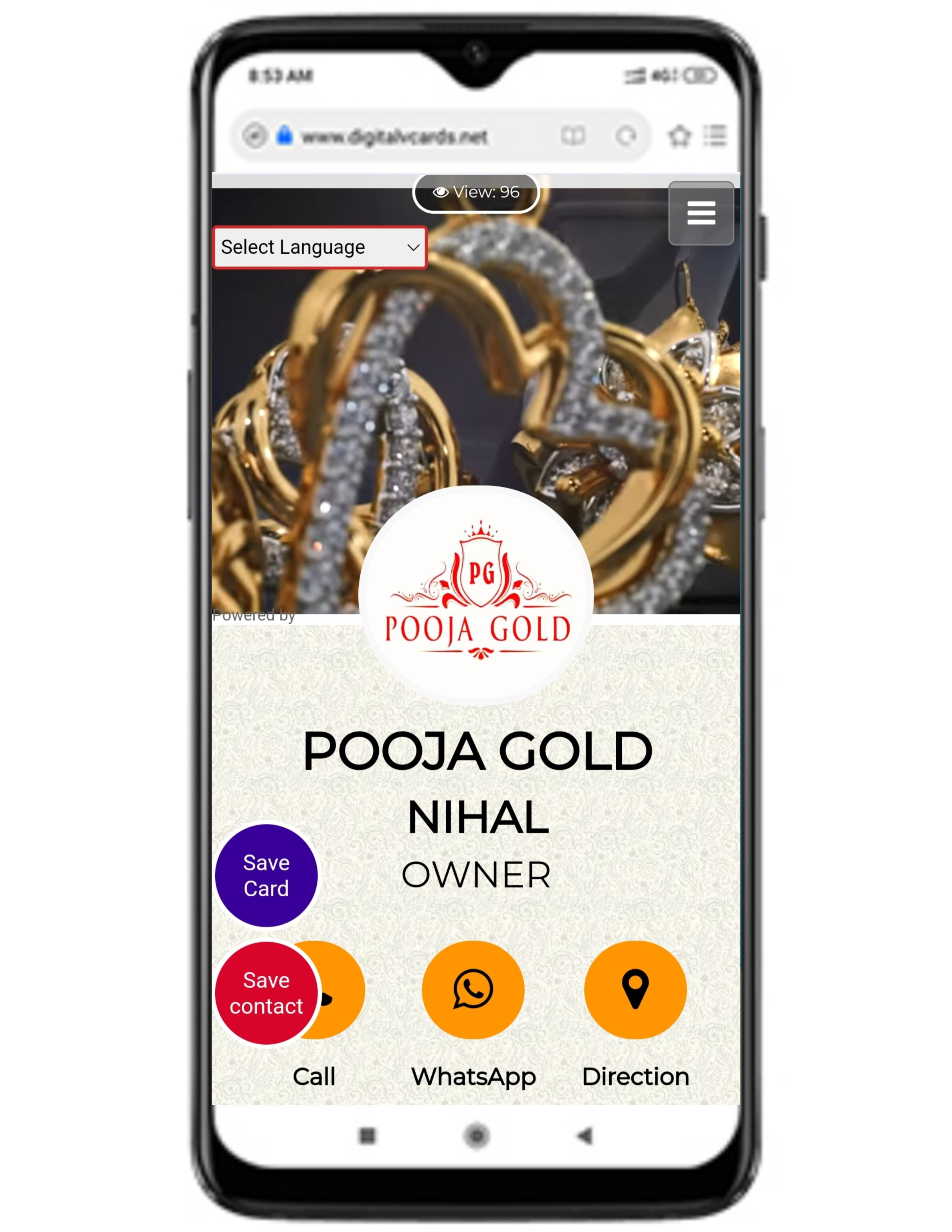 Digital Business Card Template 5